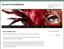 Tablet Screenshot of carmenferreiroesteban.com